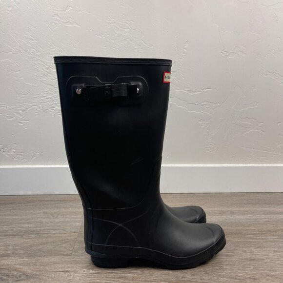Hunter Shoes - Hunter Women's Tall Rain Boots Size 9 Black